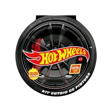Imagem de Kit Maleta Para Pintura Hot Wheels Infantil Colorir E Criar Toyng - 06