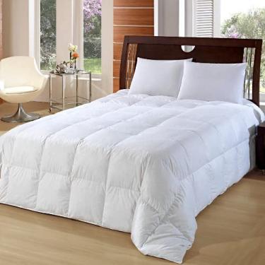 Imagem de Edredom 85% Penas 15% Plumas de Ganso Queen 240x260cm 100% Algodão/Percal 233 Fios