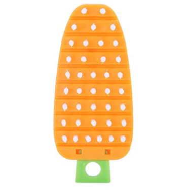 Imagem de Ferramenta para esfregar vegetais, esfregão de cozinha Escova de vegetais em forma de cenoura para cozinha para casa(laranja)