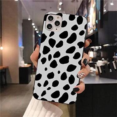 Imagem de Capa de telefone de bolinhas preta e branca para iphone 13 12 11 pro max mini xs max 8 7 plus x se 2020 xr capa, a7, para iphone13