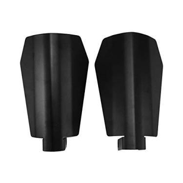 Imagem de HDBUBALUS Protetores de mão de motocicleta grande corte de caixão adequado para Harley Touring Street Glide Road King Electra Glide Bagger Matte Black