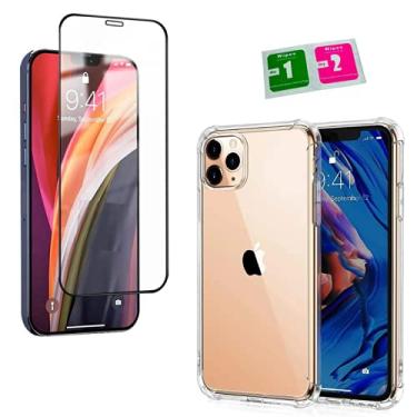 Imagem de Kit Capa Anti Impacto + Película 9D Cobre Tudo Compatível iPhone 11