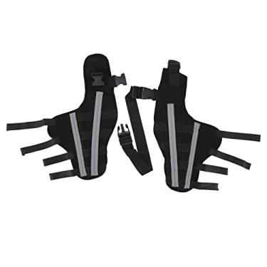 Imagem de Zerodis Braçadeira de perna de cachorro, suporte de perna de cachorro, perna traseira ajustável joelho cotovelo quente cirurgia de recuperação de feridas guarda leggings para deslocamento do joelho (P)