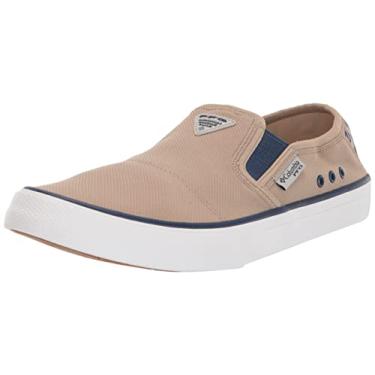 Imagem de Columbia Sapato náutico masculino Slack Tide Slip PFG, Bronzeado Oxford/Carbono, 42