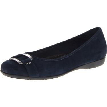 Imagem de Trotters Sapatilha feminina Sizzle, Camurça azul-marinho, 6.5 Narrow