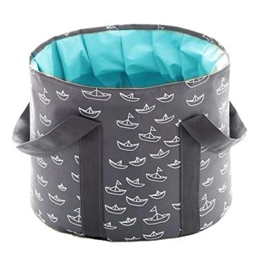 Imagem de Qudai 25L grande dobrável bacia de banho de pés portátil viagem banheira de banho de pé pedicure casa spa de pés balde de água dobrável para imersão banheira de lavagem de pés BD
