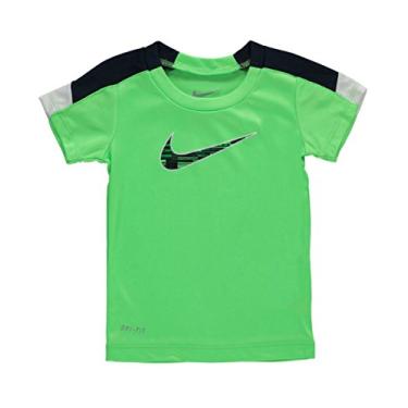Imagem de Camiseta Dri-Fit para meninos Nike Baby – Verde tensão, 12 meses