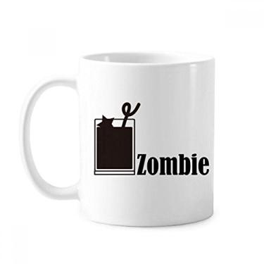 Imagem de Zombie Cocktail With The Word Caneca Zombie Cerâmica Café Porcelana Copos de Mesa
