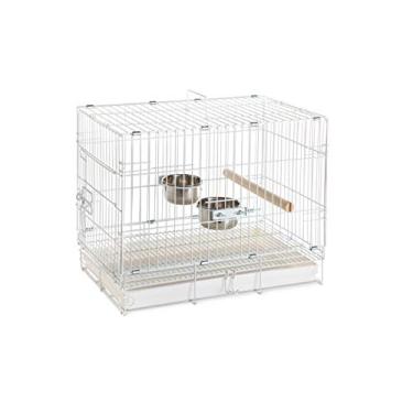 Imagem de Prevue Hendryx Gaiola de pássaro para viagem 1305 branco, 50 cm por 31 cm por 38 cm