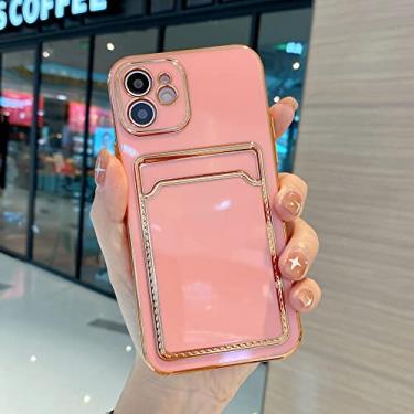 Imagem de Capa de celular galvanizada tpu plug-in card creative para iphone13 14 12 capa protetora com tudo incluído, T7, para iphone 11 pro max