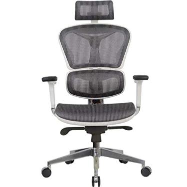 Imagem de Cadeira giratória para escritório com encosto alto, cadeira ergonômica Boss, cadeira executiva em malha, cadeira gerente, móveis de escritório The New