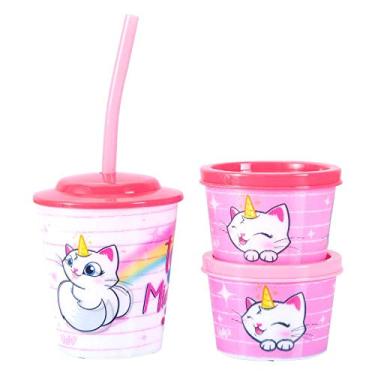 Imagem de COPO CANUDO COM POTINHOS CATCORNIO 28575 UATT