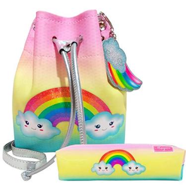 Imagem de Kit Infantil Bolsa e Estojo, Arco-Íris - Magicc Bolsas KI-070