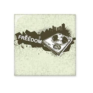 Imagem de Graffiti Street Hip-Hop City Phonograph Azulejo de cerâmica brilhante Decalque de tijolos vitrificados