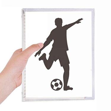 Imagem de Caderno de futebol americano, caderno esportivo, folhas soltas, diário recarregável, papelaria