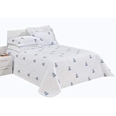 Imagem de Kit Nobreza Casal Queen 05 Peças, Mellindre, Azul Queen, Sofisticata 2018-2096
