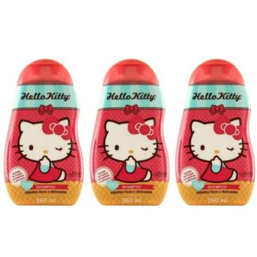 Imagem de Kit C/03 Betulla Hello Kitty Lisos/Delicados Shampoo 260ml
