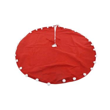 Imagem de Saia de Árvore Le Vermelha com Pompom