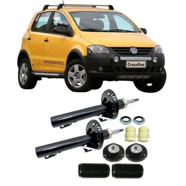 Imagem de Amortecedor + Kit Batente Vw Crossfox Dianteiro 2005 Até 2020 O Par