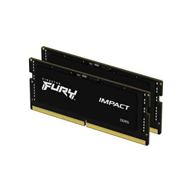 Imagem de Kingston Kit de memória para laptop FURY Impact 32 GB (2 x 16 GB) 5600MT/s DDR5 CL40 com 2 | Baixo consumo de energia | Intel XMP 3.0 | Plug N Play | KF556S40IBK2-32