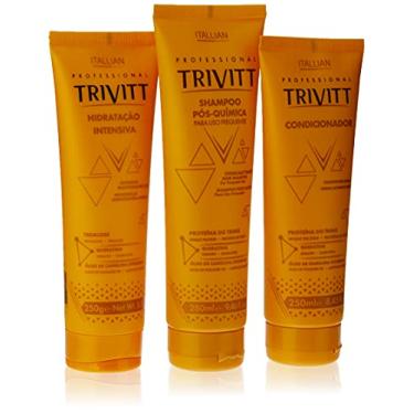 Imagem de Kit Homecare Trivitt Com Hidratação Intensiva (Shampoo + Condicionador + Máscara)