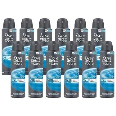 Imagem de Kit 12 Desodorantes Aerosol Dove Men+care Proteção Total 150ml