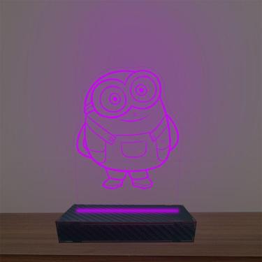 Imagem de Luminária Led 3d Minion Abajur Luxo