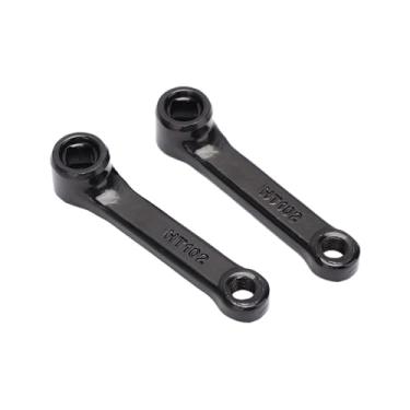 Imagem de Vaveren Pedaleira de bicicleta, braço m10 m16, parafusos de corrimão, resistente, leve, alumínio multiuso para peças de reparo de bicicleta dobrável, 102 Braço de Manivela