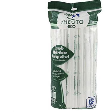 Imagem de Canudo Biodegradável 8X21Cm Milk Shake Emb Individu Pct Com 100-71591