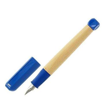 Imagem de Caneta-tinteiro LAMY abc Beginner Blue Ink Maple Wood