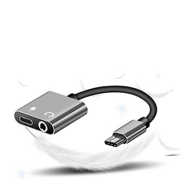 Imagem de HEMOTON Usb c Para Fone De Ouvido Digite c Para Auxiliar Usb c Para Aux Usb c Até 3,5mm Adaptador Andróide Telefone