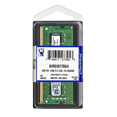 Imagem de Memória Kingston 4GB 2400Mhz DDR4 p/ Notebook CL17 - KVR24S17S6/4