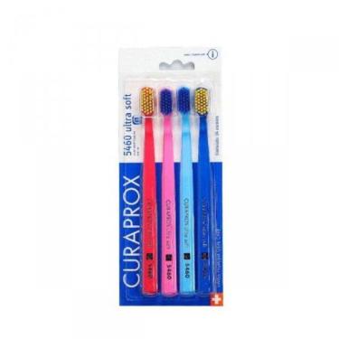 Imagem de Kit Escova De Dente Curaprox 5460 Ultra Soft 4 Unidades