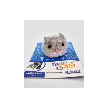 Imagem de Ratinho Brinquedo para Gatos com Catnip - Rato que Vibra