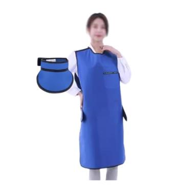 Imagem de Avental de Chumbo Avental De Chumbo Protetor De Raios X Com Colar De Tireoide, Conteúdo De Chumbo 0,35mmpb/0,5mmpb Escudo De Radiação, 3 Tamanhos (Color : 0.5mmpb, Size : 110x60cm)