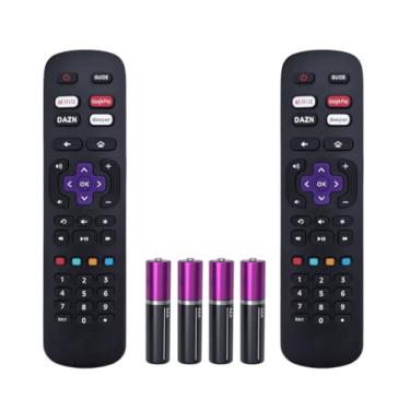 Imagem de Kit 2 Controle Remoto Compatível Com TV AOC ROKU Smart