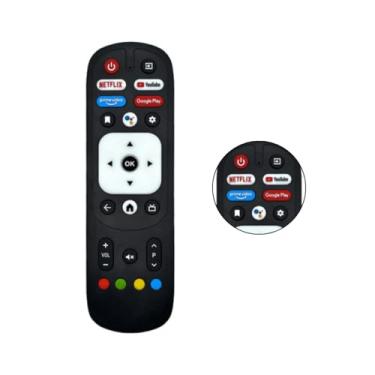 Imagem de Controle Remoto Compatível com Smart Tv Vizzion Android BR32D BR58GUA