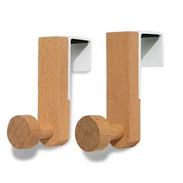 Imagem de MDFAYE Ganchos sobre os armários, casaco, roupão, toalha, cabide de porta, gancho para cozinha, banheiro, armários, prateleira, decoração, gaveta, cubículo, pacote com 2