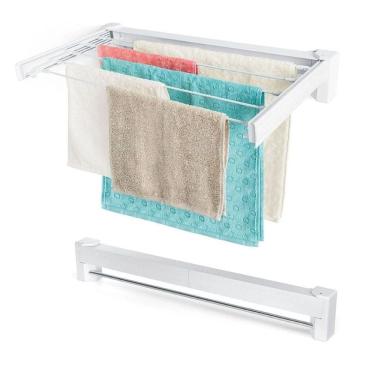 Imagem de Varal Retrátil de Plastico Branco Ordene