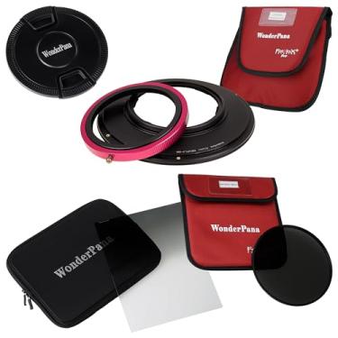 Imagem de Kit de filtro essencial WonderPana FreeArc XL – Suporte de núcleo, tampa de lente, 88 suportes, filtros de borda rígida ND16 e 0,9 – Compatível com lentes artísticas Sigma 14 mm 1,4 DG DN (L/E-Mount