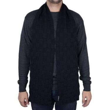 Imagem de Cachecol Tricot Quadriculado Oyhan Masculino-Masculino