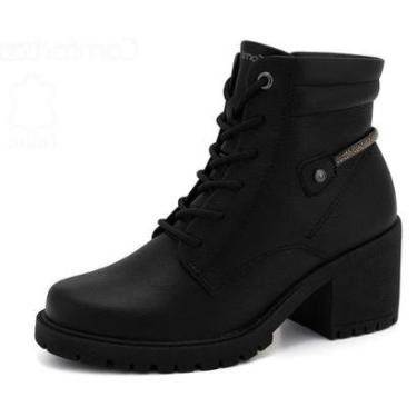 Imagem de Coturno Comfortflex Com Detalhe Em Strass - 24-77304-Feminino