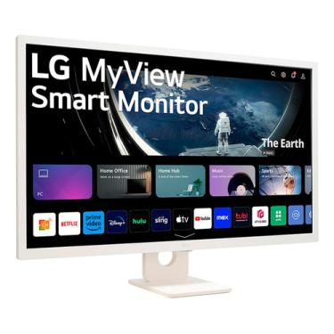 Imagem de Monitor LG Myview Smart Ips 32 Fhd Thinq Home 32sr50f-w 32SR50F-W