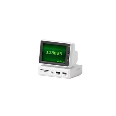 Imagem de Hagibis Mini tela IPS USB de 3,5 polegadas com hub USB C, monitor USB-C&HDMI AIDA64 Mini PC CPU RAM HDD monitor de dados temperatura álbum eletrônico flutuante letras subtela para laptop PC (960 x