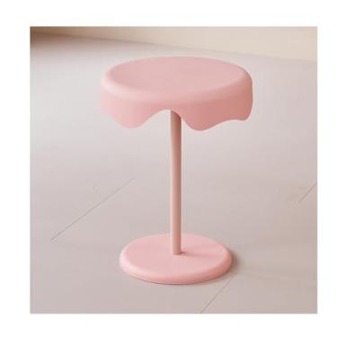 Imagem de Small table side table ice cream tea family for living room creative simple small round table bedroom bedside table (Color : Pink)