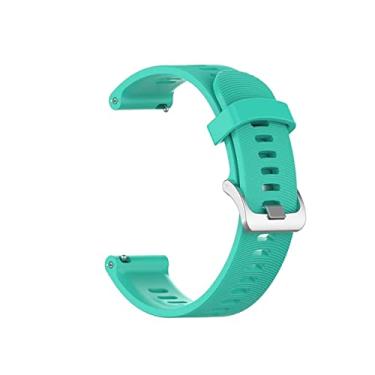 Imagem de Estilo no Pulso, Pulseira compatível com Garmin Forerunner 165 ou 165 Music cor:Verde Água