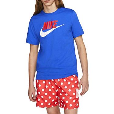 Imagem de Nike Camiseta esportiva ICON Futura masculina AR5004-480 tamanho P, Azul, P