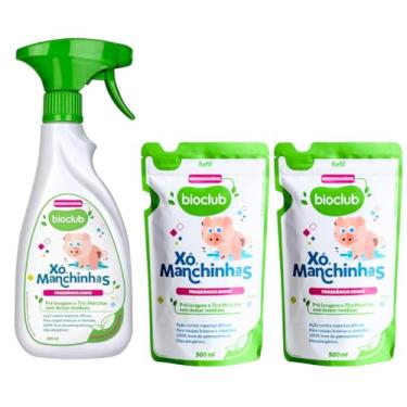Imagem de Combo Tira Manchas Removedor de Manchas de Roupas Brancas e Coloridas Bioclub 1,5L