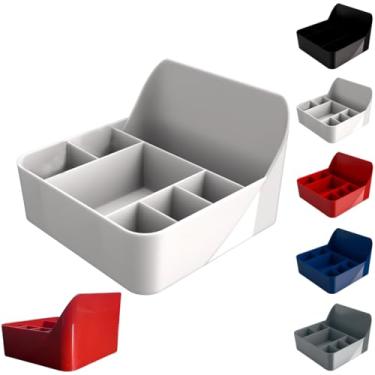 Imagem de Kit 12 Porta Guardanapo Sachê Galheteiro Mesa Balcão Bancada Organizador Suporte Multiuso Divisórias (Branco)