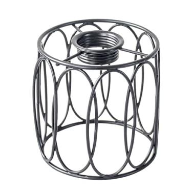 Imagem de Ioensy Abajur, lâmpada, gaiola de ferro, gaiola de luz pendente suspensa, gaiola de lâmpada de metal para luz pendente, luminária